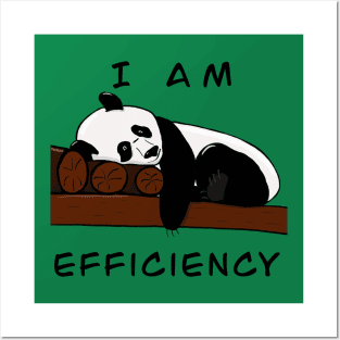 I am efficiency Posters and Art